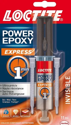 Loctite Seringue de colle époxy rapide, 25 ml