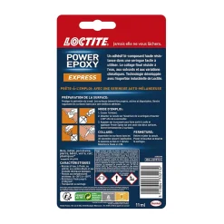 Loctite Seringue de colle époxy rapide, 25 ml