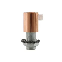 Lnd Fixation Et Raccordement Du Câble-Serre-Câble Cylindrique Métal Cuivré avec Tige Écrou et Rondelle - Accessoires de Fixation Métalliques