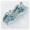Vis Express Accessoire De Corde, Câble Et Chaîne-Serre-câble plat duplex Acier zingué Câble De 5 - 10 pièces
