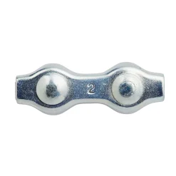 Diall Accessoire De Corde, Câble Et Chaîne-Serre-câbles plat 2 boules pour Ø. 2 mm vendu par 2
