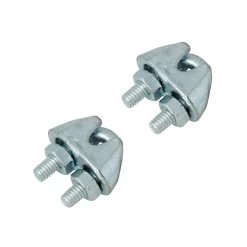 Diall Serre-câbles étrier pour Ø. 3/4 mm vendu par 2