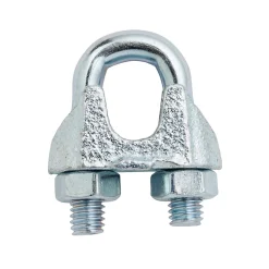 Diall Accessoire De Corde, Câble Et Chaîne-Serre-câbles étrier pour Ø. 8 mm vendu par 2
