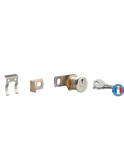 Thirard Serrure De Meuble|Serrure De Meuble-Serrure batteuse filetée et clipsable pour boîte aux lettres, épaisseur maxi 23mm -