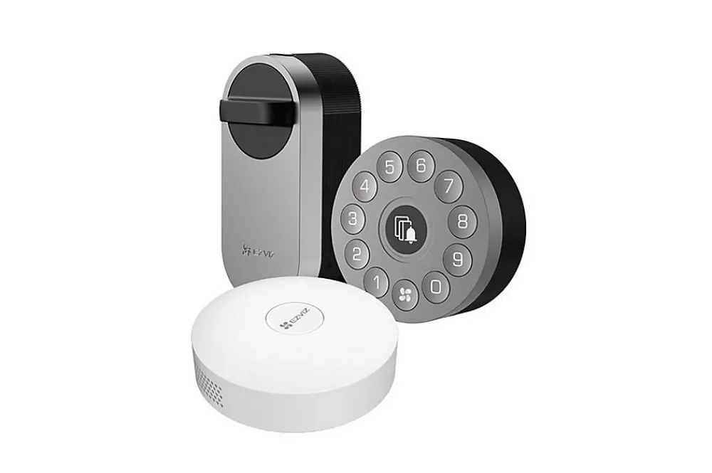 Ezviz Serrure connectée DL01S Noir et Gris
