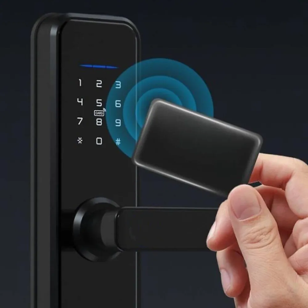 LOCKY Serrure Connectée-Serrure connectée -1 à code, badge et bluetooth