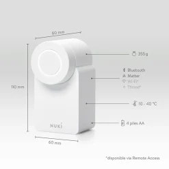 Nuki Serrure connectée Smart Lock Go blanche