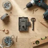 Diall Serrure en applique axe 20 l. 40 mm x H. 70 mm x ep. 10 mm droite/gauche acier poli