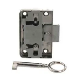 Diall Serrure en applique l. 39 mm x H. 55 mm x EP. 9 mm