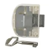 Diall Serrure De Meuble|Serrure De Meuble-Serrure en applique l. 48 mm x H. 59 mm x EP. 10 mm