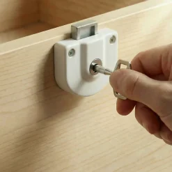 Diall Serrure en applique l. 38 mm x H. 59 mm x EP. 10 mm