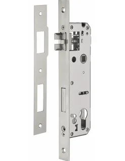 Thirard Serrure encast. Intelock trou cylindre pour poignées connectées, inox, axe30mm, entr'axes85mm, carré8, BC - INTELOCK