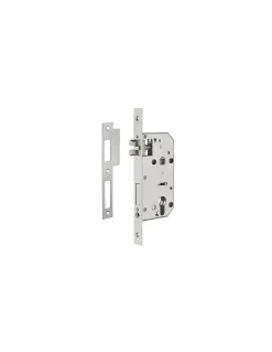 Thirard Serrure Connectée-Serrure encast. Intelock trou cylindre pour poignées connectées, inox, axe50mm, entr'axes70mm, carré8 - INTELOCK