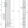 Stremler Assa Abloy Serrure à encastrer 3 points série 2274 - STREMLER Argent 18,5