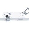 Bricard Serrure à encastrer pour clé porte intérieure 40 mm blanc bout carré
