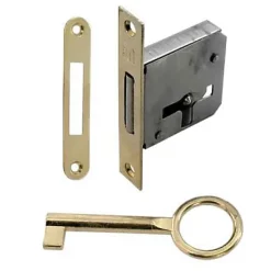 Diall Serrure De Meuble|Serrure De Meuble-Serrure à larder l. 37 mm x H. 35 mm x EP. 8 mm