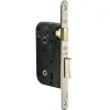 Jpm Loquet, Targette Et Moraillon De Porte-Serrure à larder MULTIBAT à condamnation axe 50mm finition nickelé à bout rond sans gâche réversible - - 260000-06-1B