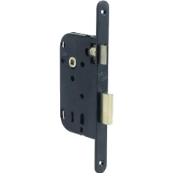 Jpm Serrure à larder MULTIBAT à pêne dormant et demi tour axe 50mm T/NO bout rond sans gâche réversible - - 240000-02-1J