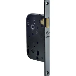 Jpm Serrure à larder MULTIBAT à pêne dormant et demi tour axe 50mm T/NO bout rond sans gâche réversible - - 240000-02-1J