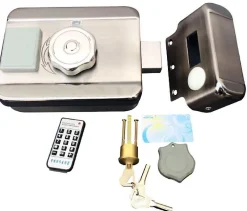 BT SECURITY Serrure Et Gâche Électrique-Serrure électrique motorisée 12v avec lecteur de badge intégré btc5 mifare