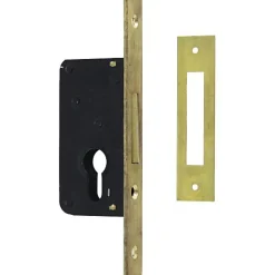 Cisa Loquet, Targette Et Moraillon De Porte-Serrure monopoint à larder axe à 40mm pêne dormant têtière laiton - - CIS5231040