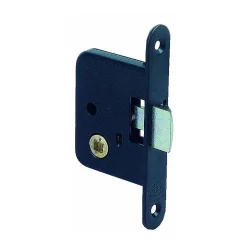 Jpm Loquet, Targette Et Moraillon De Porte-Serrure monopoint à larder petit coffre à bec de cane 40mm bout rond droite - - 255000-02-1X