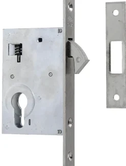 Cisa Serrure monopoint à larder profil étroit à crochet axe 40mm - - CIS45110.40