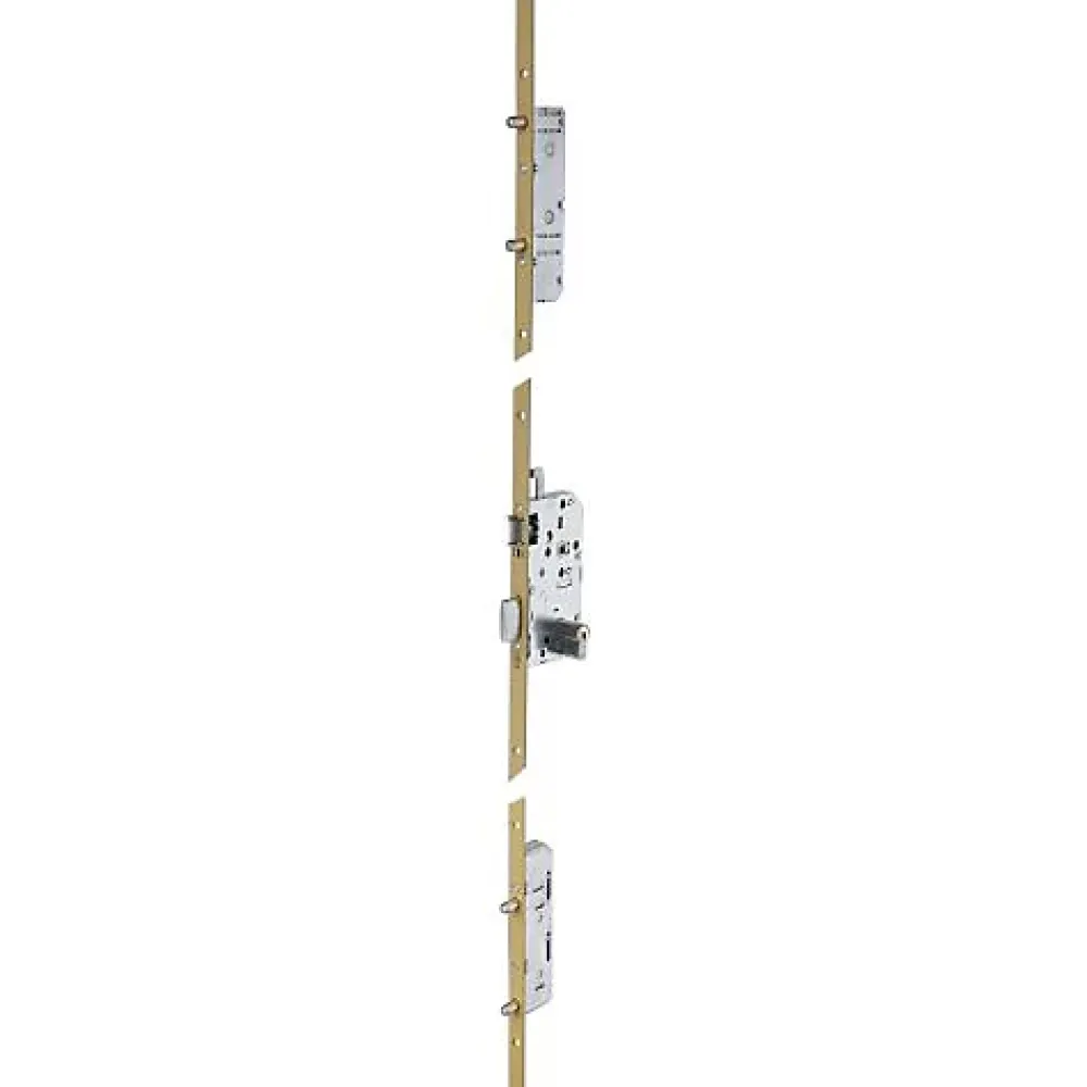 Vachette Loquet, Targette Et Moraillon De Porte-Serrure multipoints à larder 5 points 5900 SPN1 TRILOCK à entrebâilleur ecartement de pêne 100mm bout carré - - 15621000