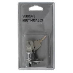 Renz Boîte Aux Lettres 2 Portes-Serrure multi-usages en zamak avec écrou