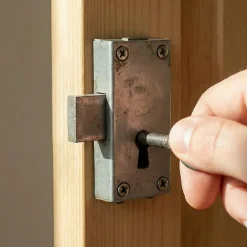Diall Serrure De Meuble|Serrure De Meuble-Serrure à patte AXE 20 l. 37 mm x H. 50 mm x EP. 10 mm
