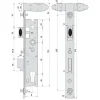 Stremler Assa Abloy Serrure piscine monopoint double manoeuvre pêne dormant demi-tour 39mm - STREMLER - 2268.39.0