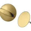 Hansgrohe Set de finition vidage baignoire Flexaplus aspect doré poli