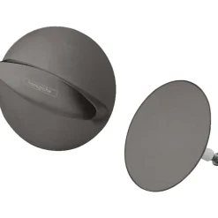 Hansgrohe Evacuation De Baignoire-Set de finition vidage baignoire Flexaplus noir chromé brossé