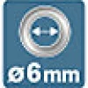 Rapid Rivet-Set de 25 pièces oeillets Ø6mm