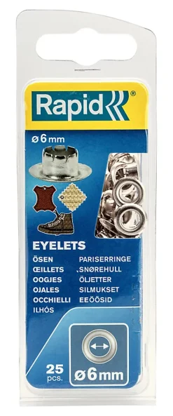Rapid Rivet-Set de 25 pièces oeillets Ø6mm