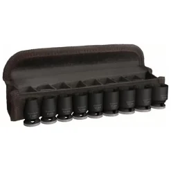 Bosch Douille Électrique-Set 9 Douilles Impact PRO M 7,8,10,12,13,15,16,17,19 28-30M 3/8