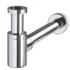 Wirquin Evacuation De Lavabo-Vasque|Siphon Pour Lavabo-Siphon chromé 32mm avec tuyau