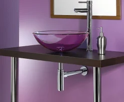 Wirquin Evacuation De Lavabo-Vasque|Siphon Pour Lavabo-Siphon chromé 32mm avec tuyau