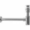 Rea Siphon de lavabo + bonde Clic-Clac Chrome