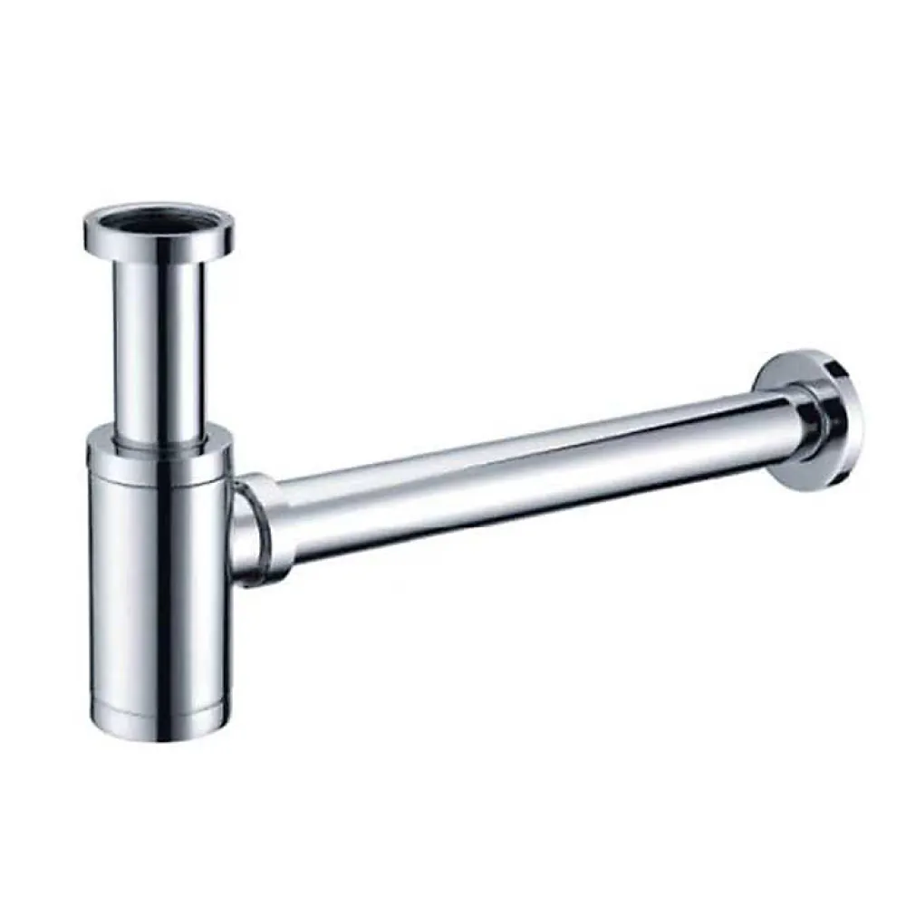 Luxury Bain Siphon de lavabo design universel 1 1/4 x 32mm,Syphon Réglable, Anti Odeur (Chrome) LuxuryBain