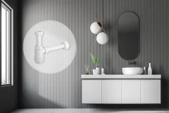 Rea Evacuation De Baignoire-Siphon De Lavabo Hc2 White