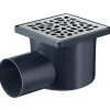 Wirquin Siphon de sol à maçonner pour douche à l'italienne 10x10cm