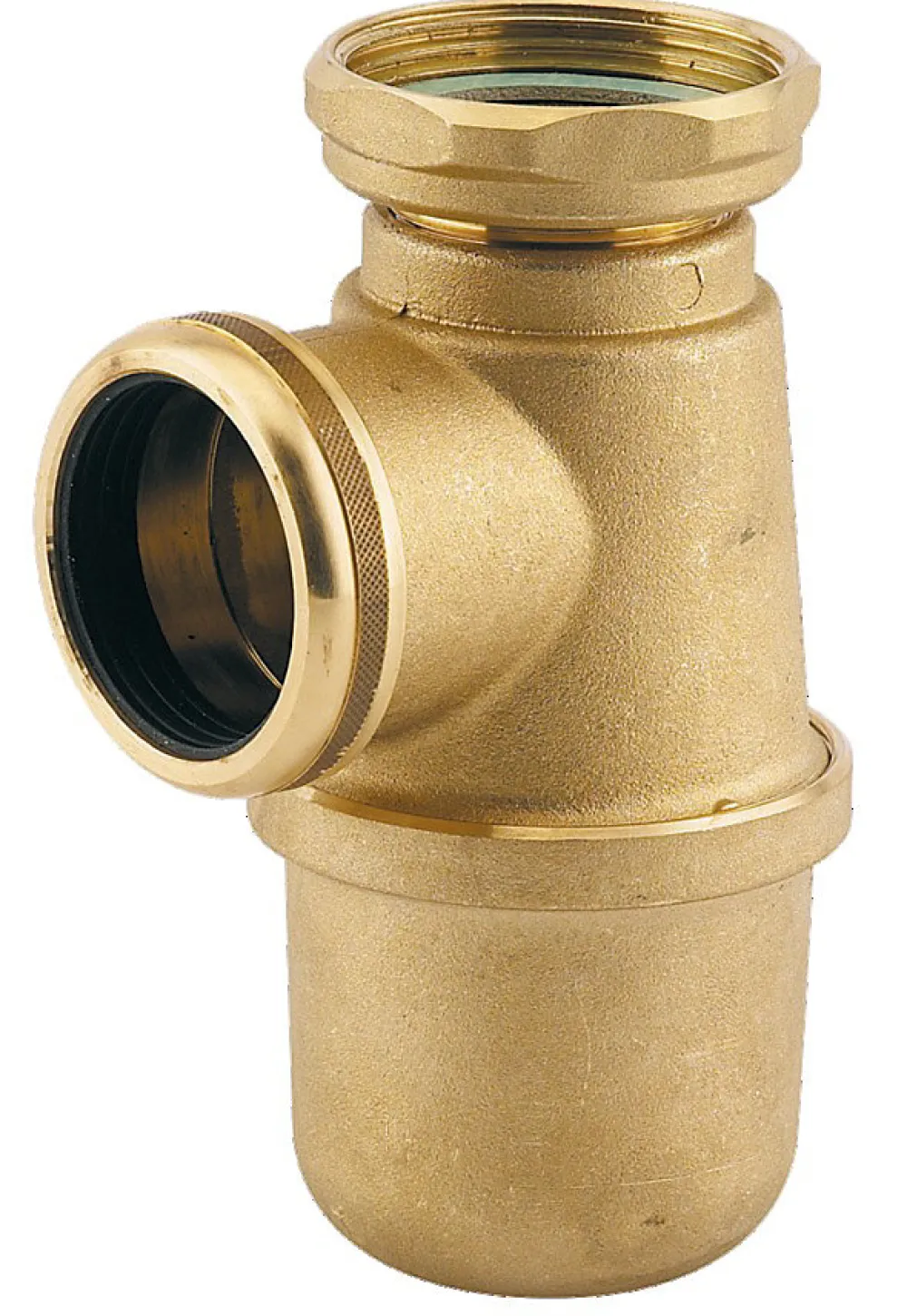 Valentin Siphon evier non réglable sortie D40 laiton brut - - 36620000900