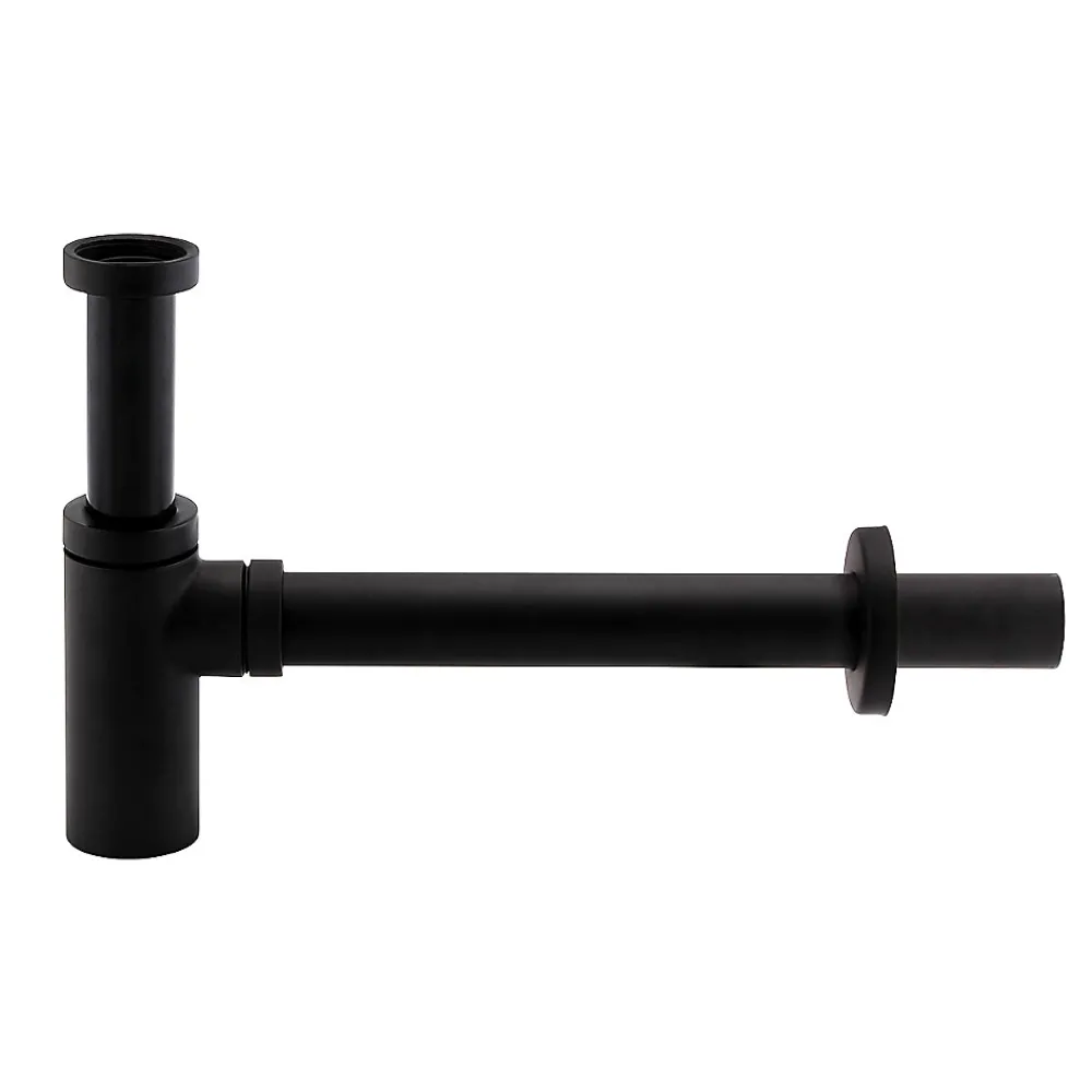 Stano Siphon lavabo design finition noir mat