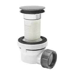 Wirquin Bonde Pour Lavabo|Siphon Pour Lavabo-Siphon 32mm XS Pure 100mm et bonde quick-clac