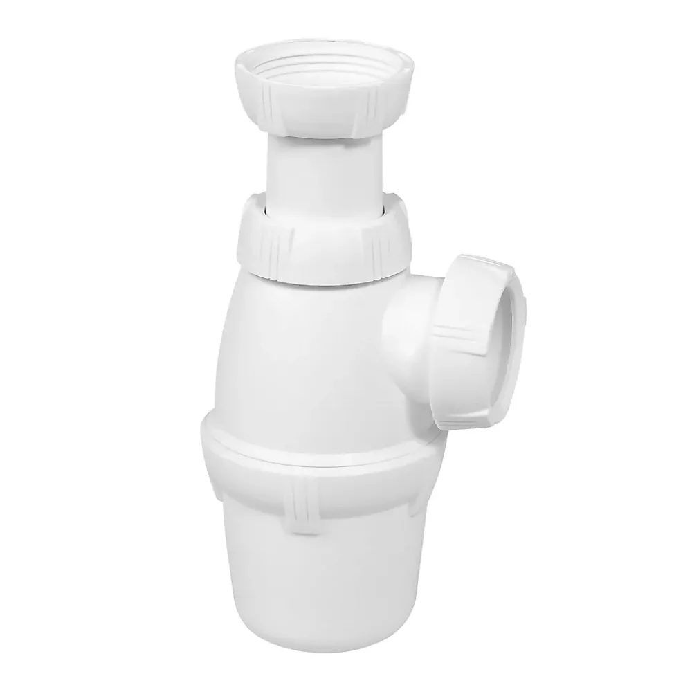 Wirquin Evacuation De Lavabo-Vasque|Siphon Pour Lavabo-Siphon réglable à compression blanc 32mm