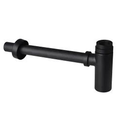 Flomasta Siphon réglable noir 32mm Laiton