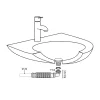 Wirquin Siphon sans garde d'eau gain de place blanc 32mm