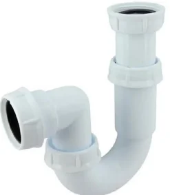 Nicoll Evacuation D'Évier-Siphon tube articulé pour évier - Diamètre 40 mm - Réglable et Orientable