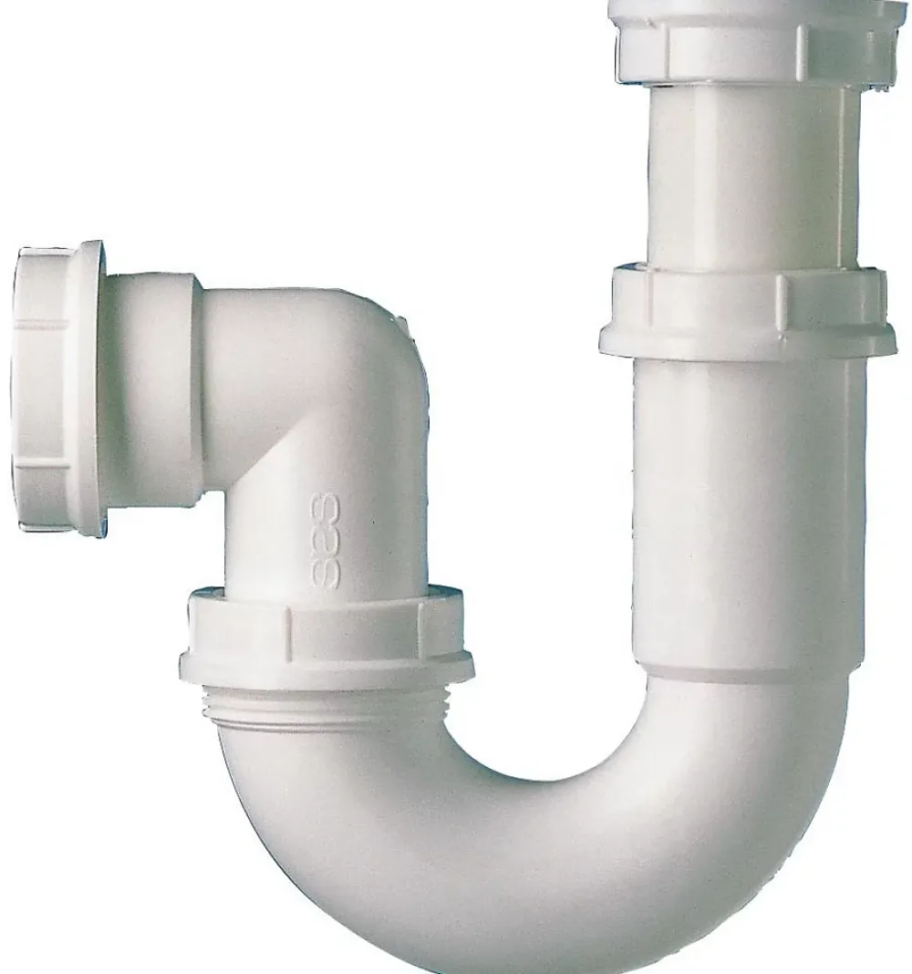 Nicoll Evacuation D'Évier-Siphon tube articulé pour évier - Diamètre 40 mm - Réglable et Orientable
